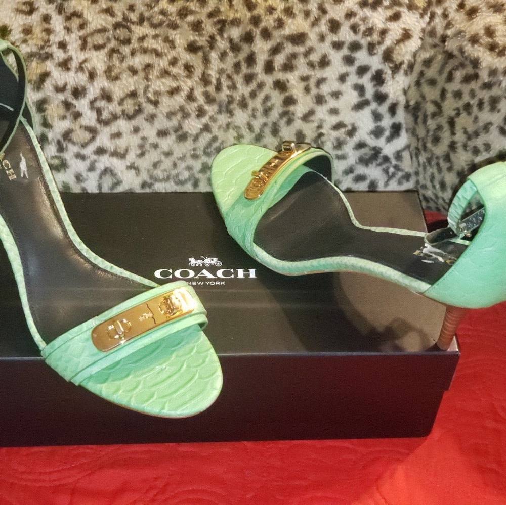 Green Coach Slingback, 9.5